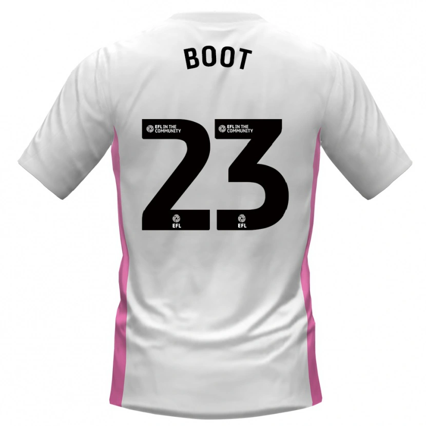 Danxen Men Ryan Boot #23 White Red Away Jersey 2025/26 T-Shirt