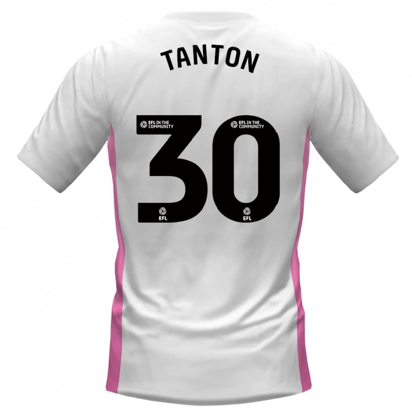 Danxen Men Devan Tanton #30 White Red Away Jersey 2025/26 T-Shirt