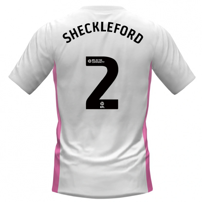 Danxen Men Ryheem Sheckleford #2 White Red Away Jersey 2025/26 T-Shirt