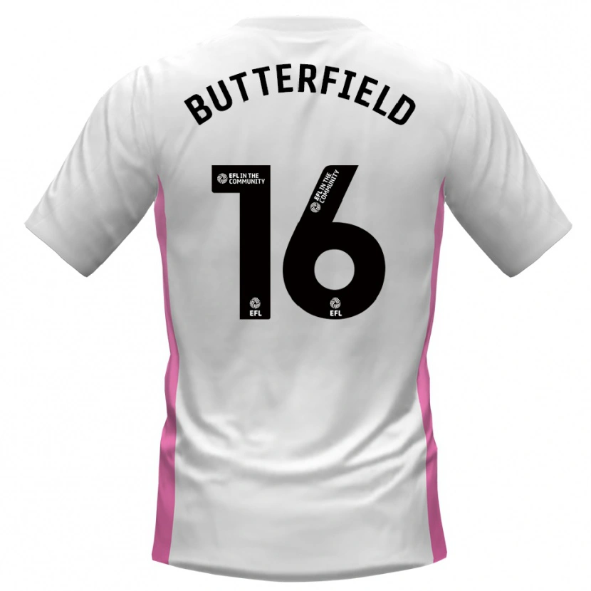 Danxen Men Luke Butterfield #16 White Red Away Jersey 2025/26 T-Shirt