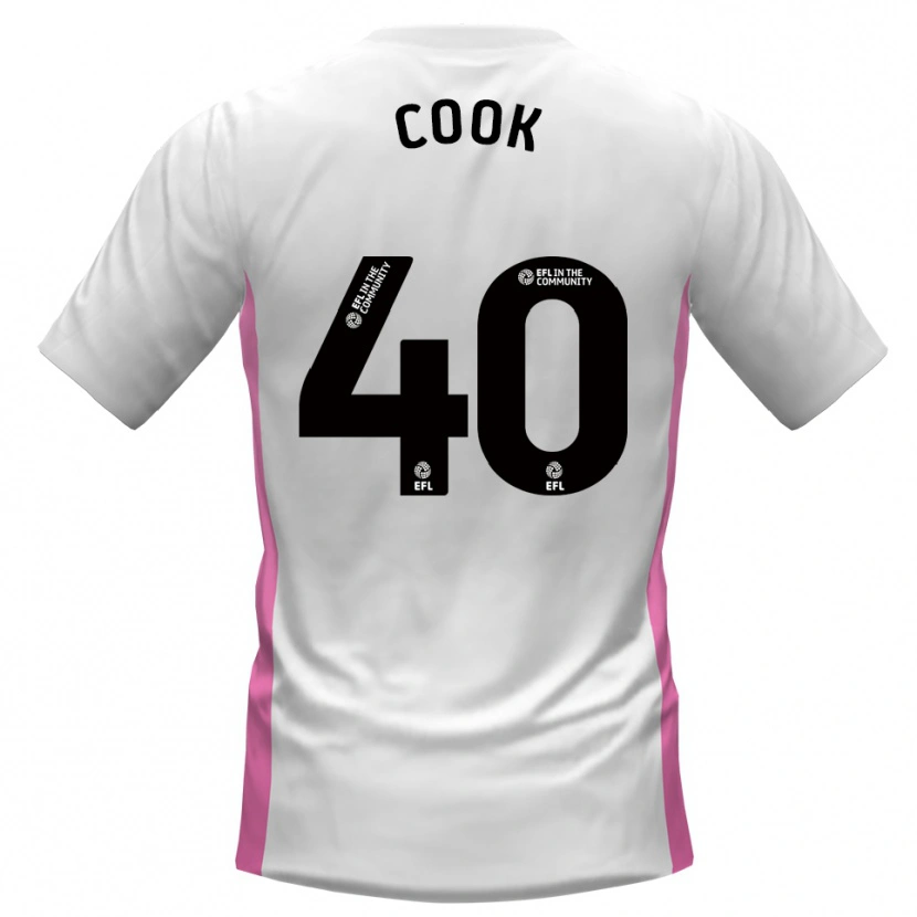 Danxen Men Connor Cook #40 White Red Away Jersey 2025/26 T-Shirt