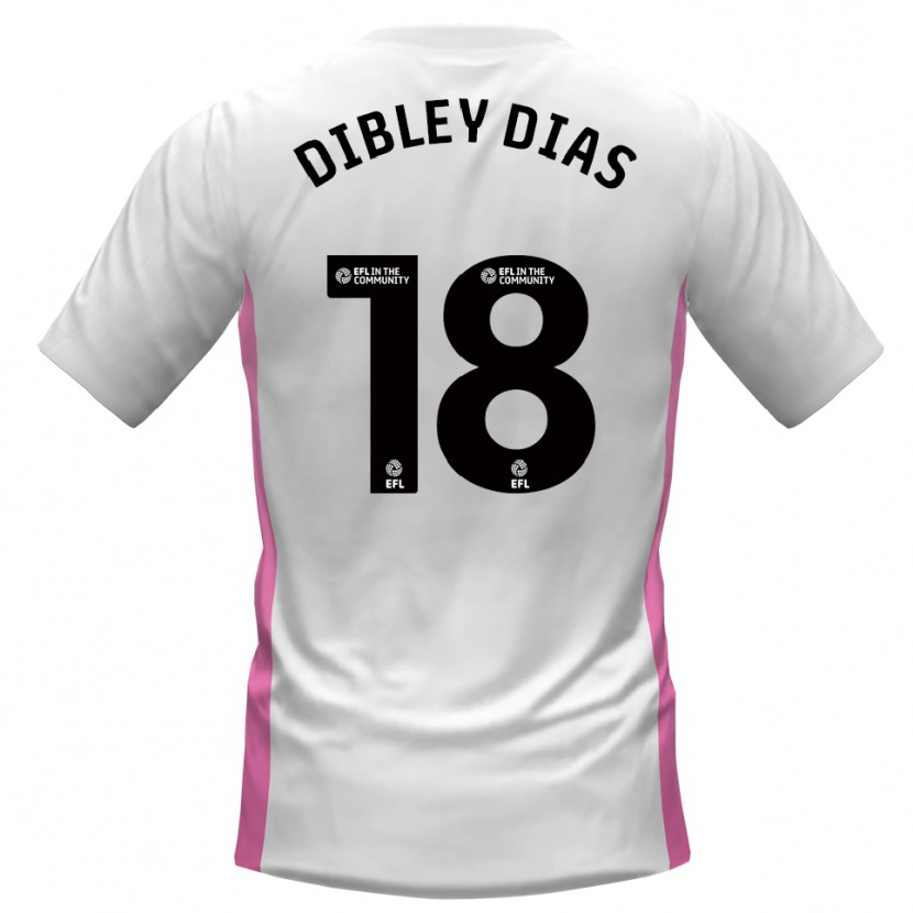 Danxen Men Matt Dibley-Dias #18 White Red Away Jersey 2025/26 T-Shirt