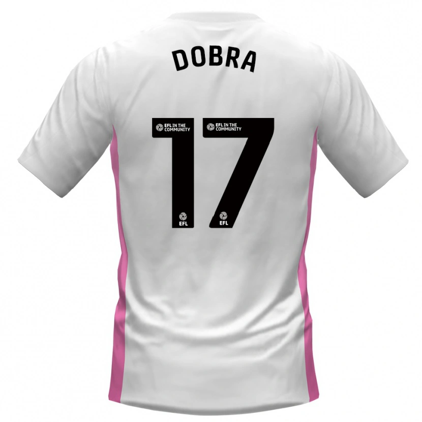 Danxen Men Armando Dobra #17 White Red Away Jersey 2025/26 T-Shirt