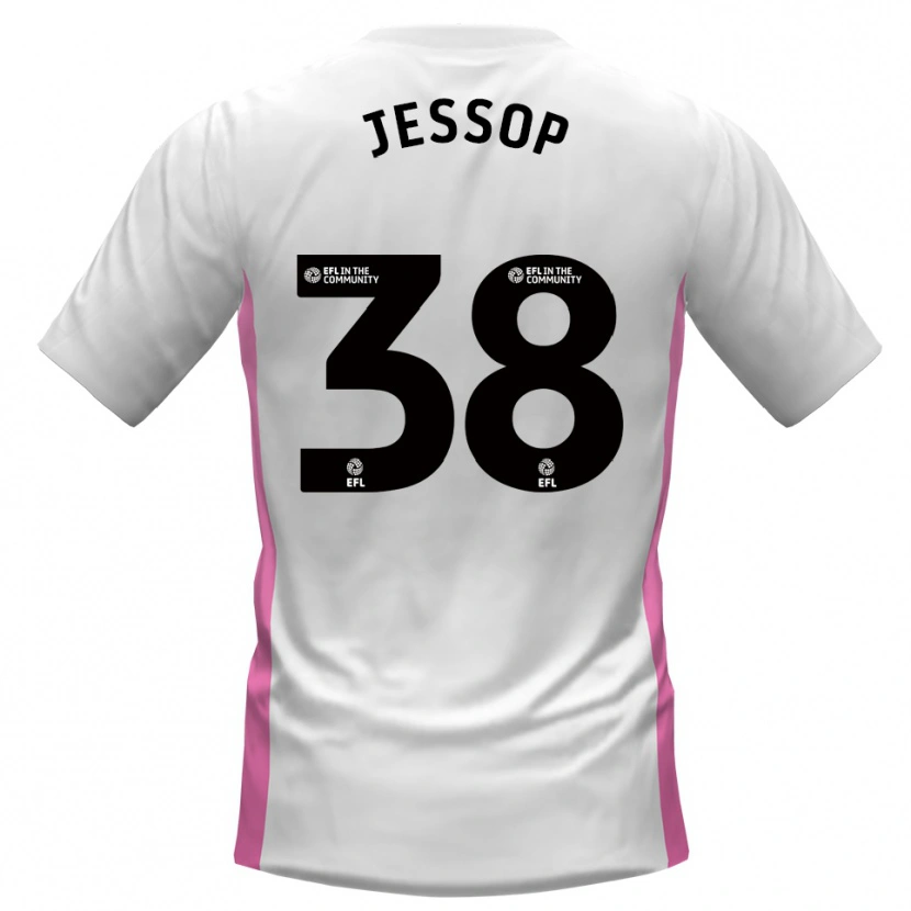 Danxen Men Liam Jessop #38 White Red Away Jersey 2025/26 T-Shirt