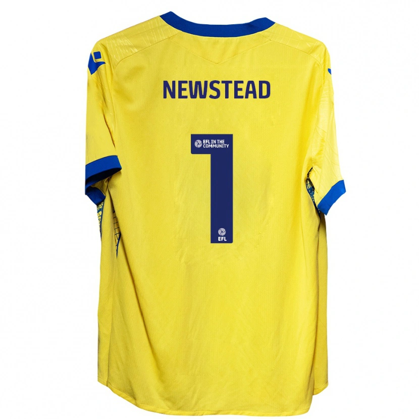Danxen Men Jamie-Louise Newstead #1 Yellow Blue Away Jersey 2025/26 T-Shirt