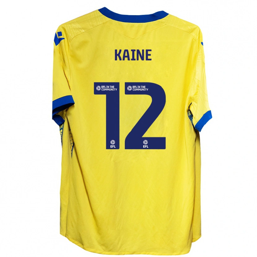 Danxen Men Louise Kaine #12 Yellow Blue Away Jersey 2025/26 T-Shirt