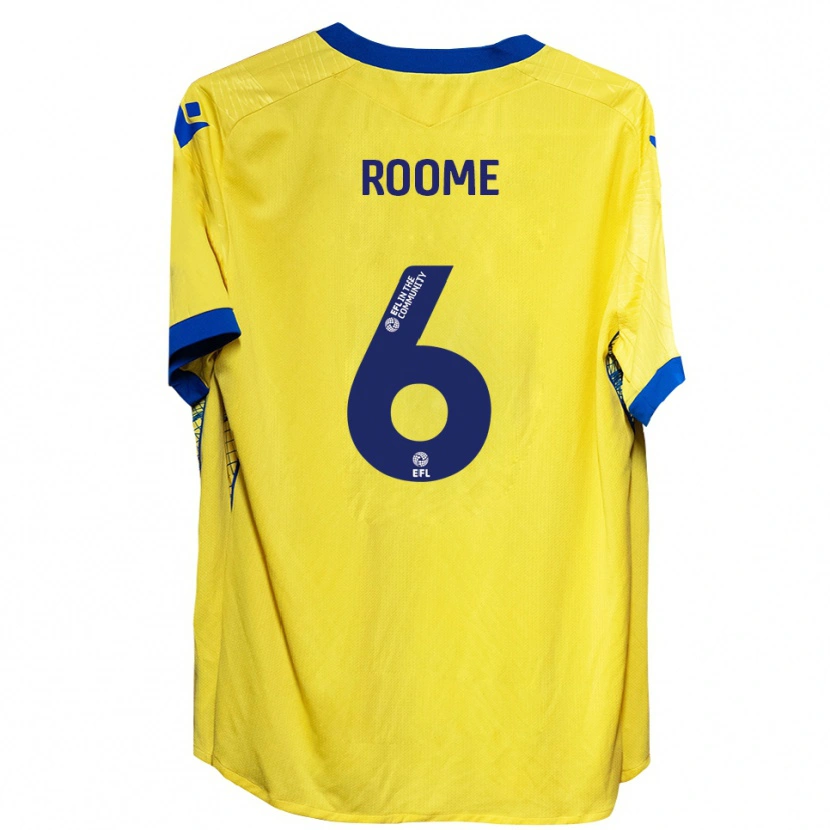 Danxen Men Tahlia Roome #6 Yellow Blue Away Jersey 2025/26 T-Shirt