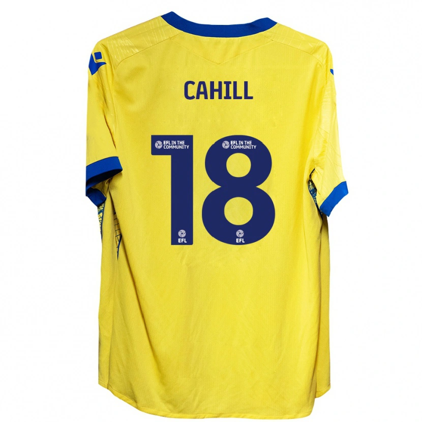 Danxen Men Ella Cahill #18 Yellow Blue Away Jersey 2025/26 T-Shirt