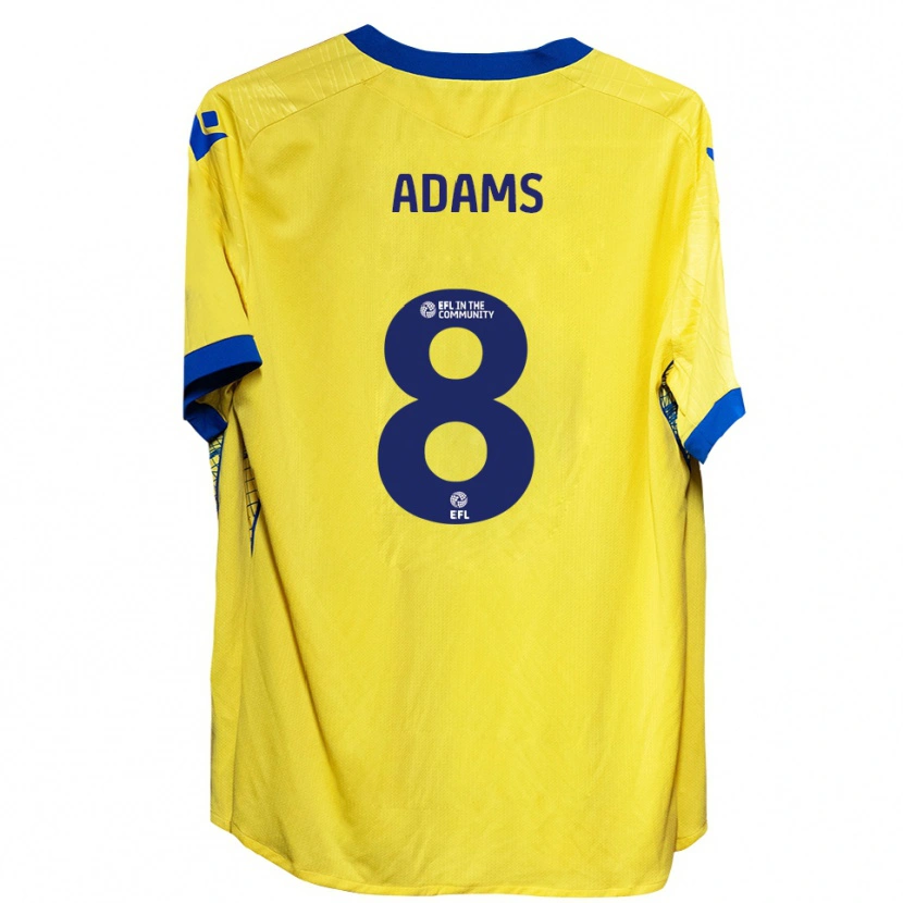 Danxen Men Thalia Adams #8 Yellow Blue Away Jersey 2025/26 T-Shirt