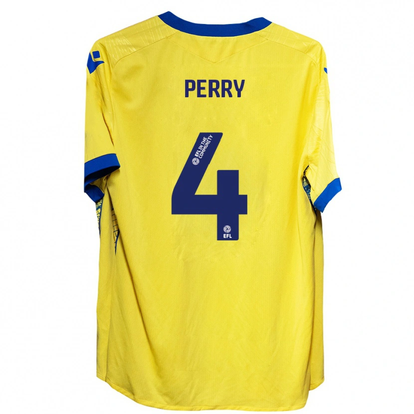 Danxen Men Ben Perry #4 Yellow Blue Away Jersey 2025/26 T-Shirt