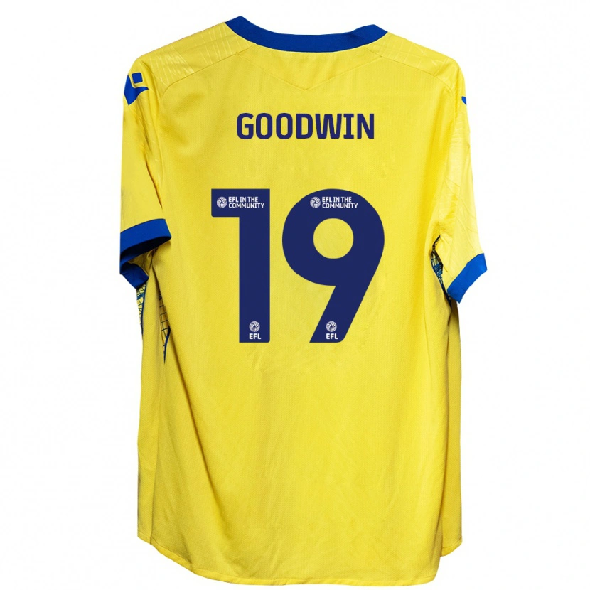 Danxen Men Will Goodwin #19 Yellow Blue Away Jersey 2025/26 T-Shirt