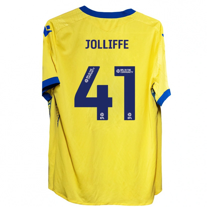 Danxen Men Max Jolliffe #41 Yellow Blue Away Jersey 2025/26 T-Shirt