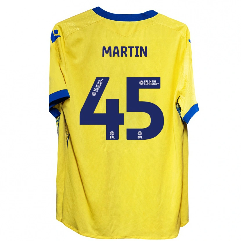 Danxen Men Kai Martin #45 Yellow Blue Away Jersey 2025/26 T-Shirt