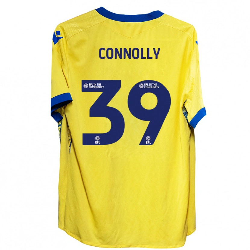 Danxen Men Kien Connolly #39 Yellow Blue Away Jersey 2025/26 T-Shirt
