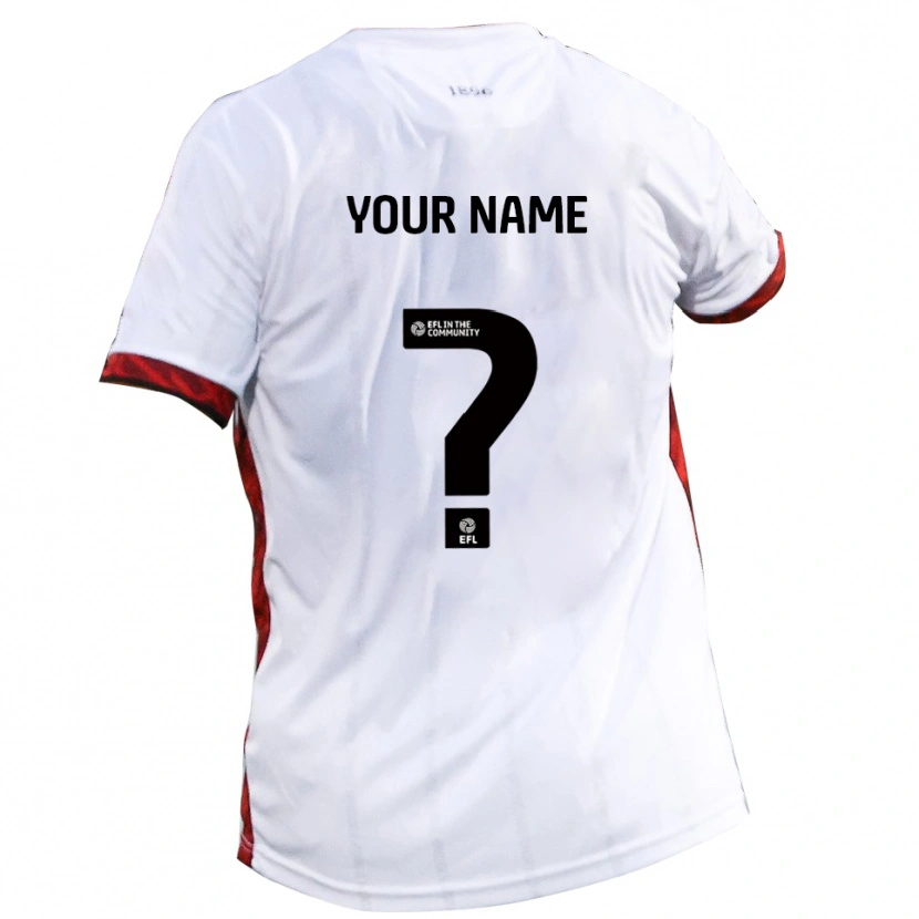 Danxen Men Your Name #0 White Red Black Away Jersey 2025/26 T-Shirt