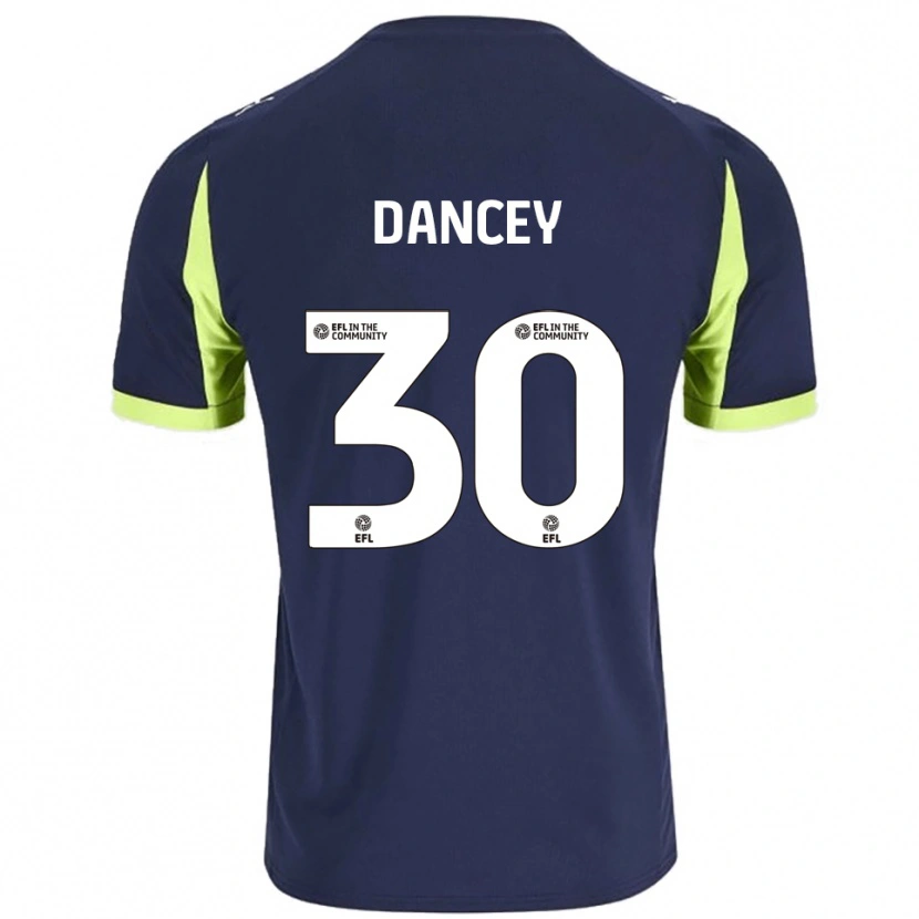 Danxen Men Stan Dancey #30 Navy Fluorescent Green Away Jersey 2025/26 T-Shirt