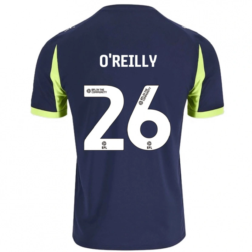 Danxen Men Tommi O'reilly #26 Navy Fluorescent Green Away Jersey 2025/26 T-Shirt