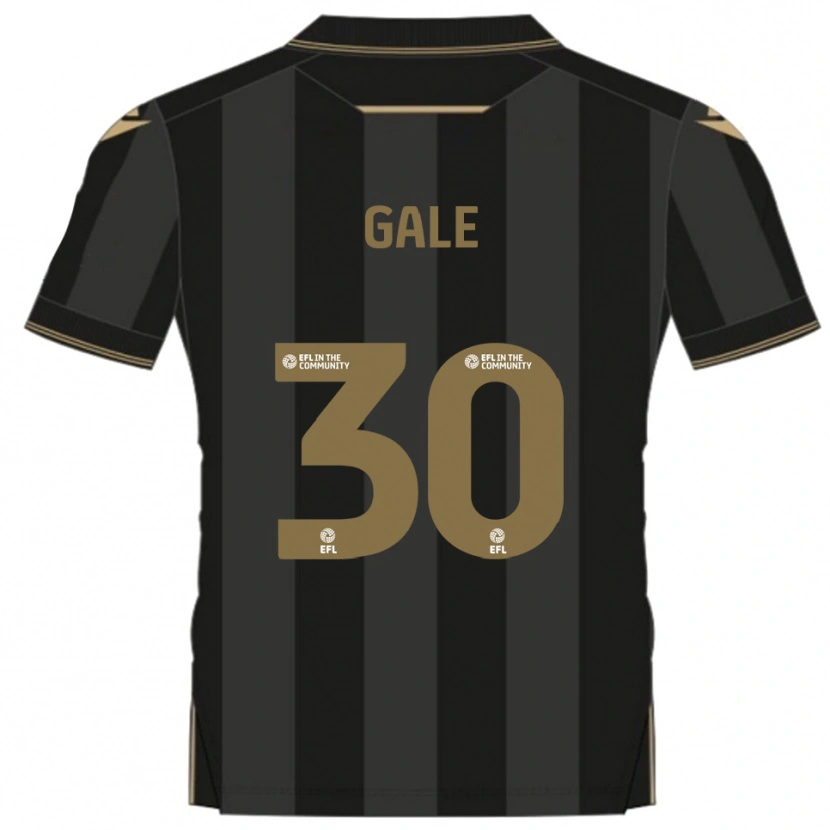 Danxen Men Sam Gale #30 Black Gold Away Jersey 2025/26 T-Shirt