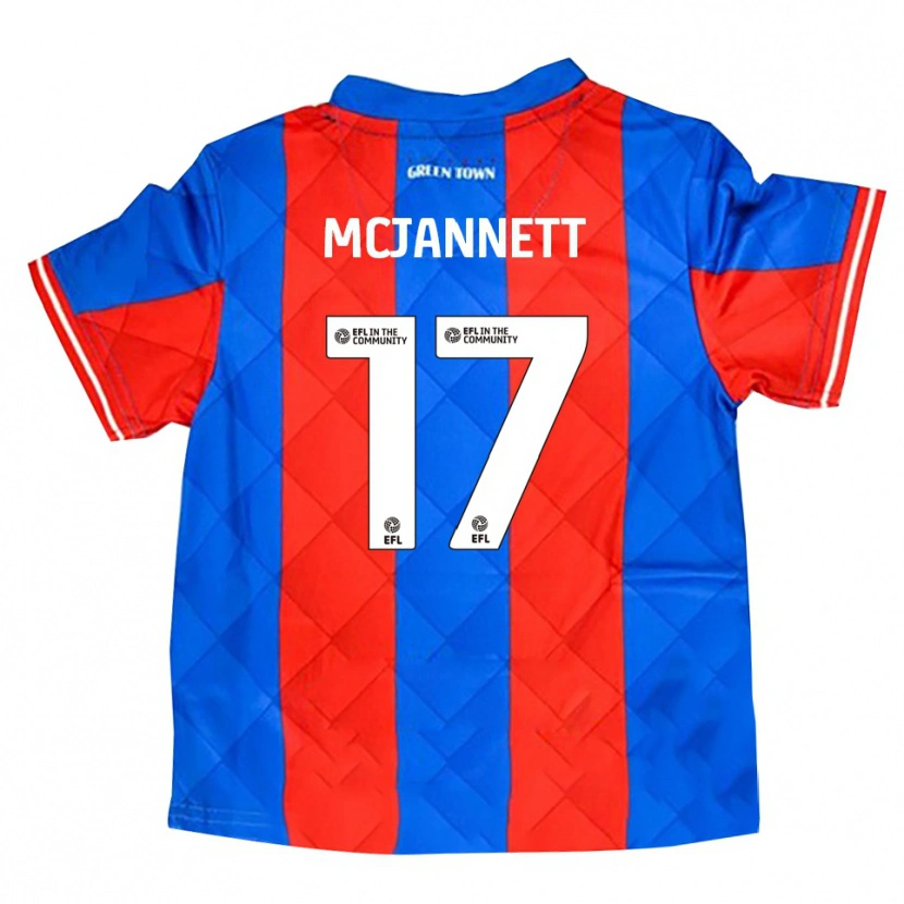 Danxen Men Cameron Mcjannett #17 Blue Red White Away Jersey 2025/26 T-Shirt