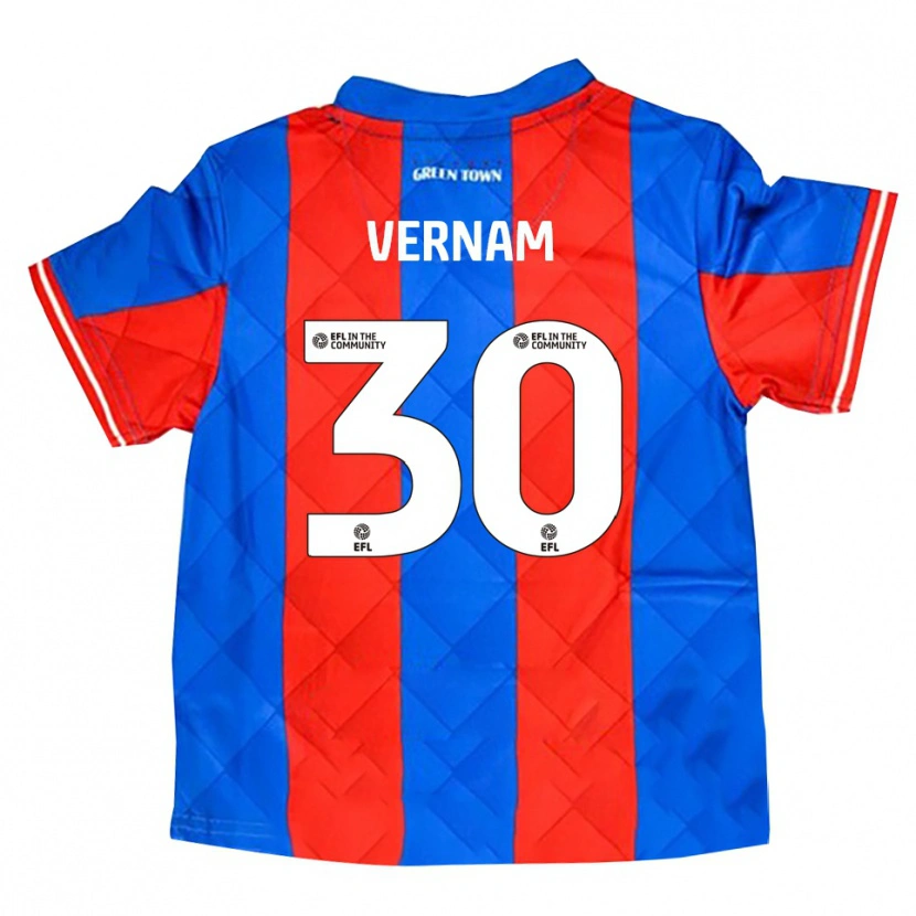 Danxen Men Charles Vernam #30 Blue Red White Away Jersey 2025/26 T-Shirt