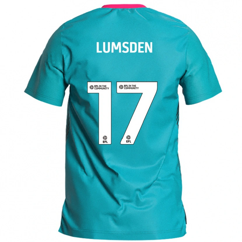 Danxen Men Alfie Lumsden #17 Sky Blue Pink Away Jersey 2025/26 T-Shirt