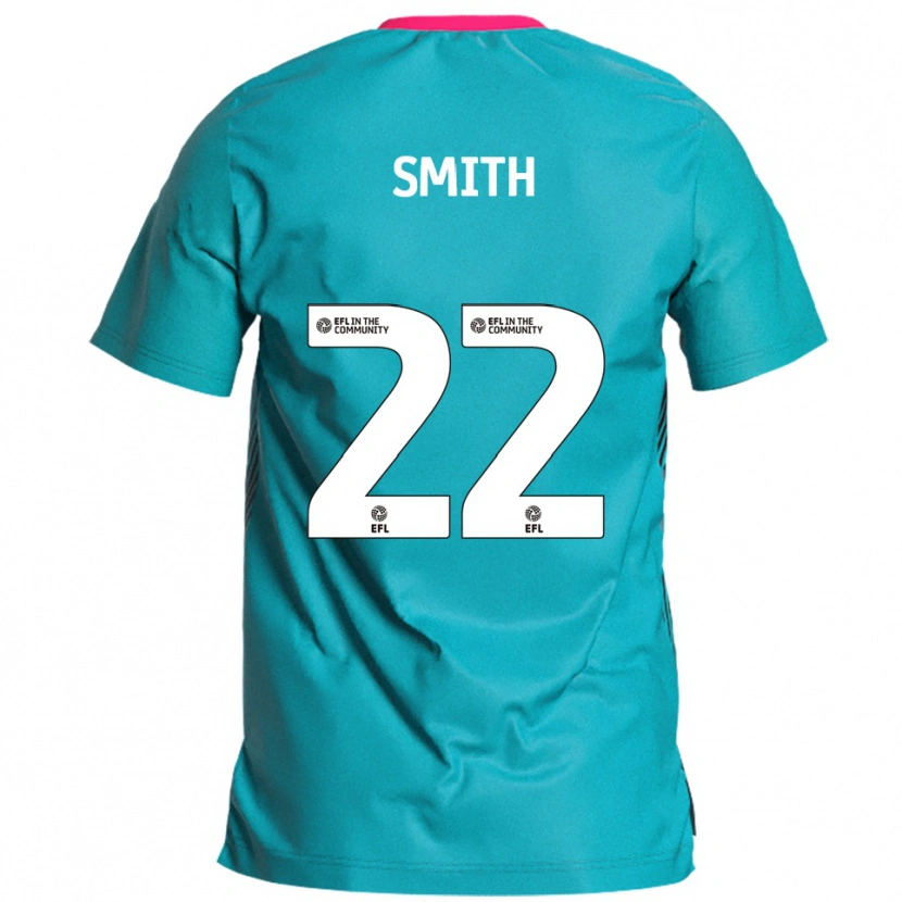 Danxen Men Reece Smith #22 Sky Blue Pink Away Jersey 2025/26 T-Shirt