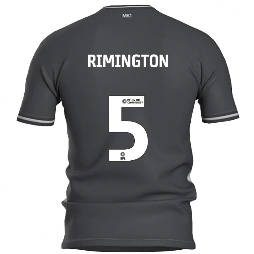 Danxen Men Isabelle Rimington #5 Gray Silver Away Jersey 2025/26 T-Shirt