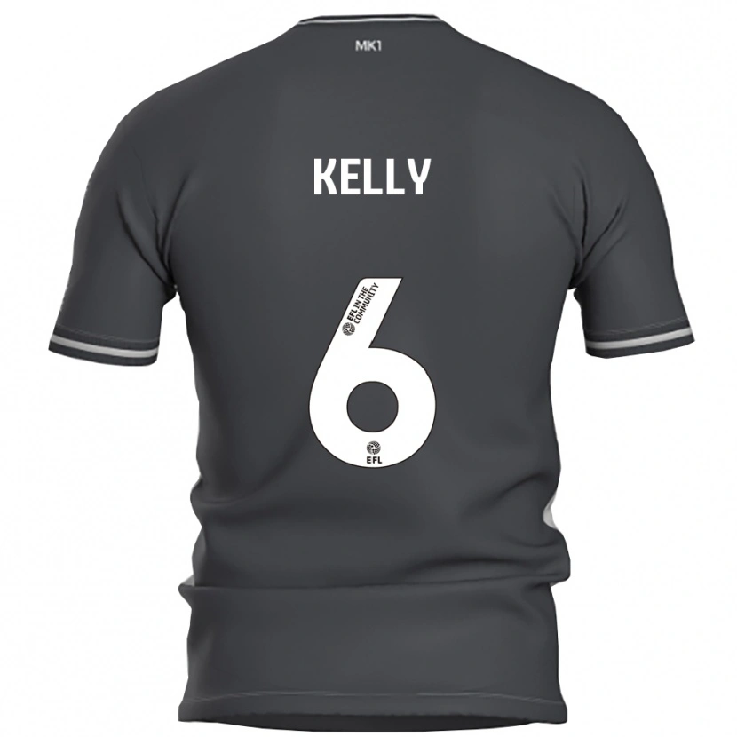 Danxen Men Liam Kelly #6 Gray Silver Away Jersey 2025/26 T-Shirt