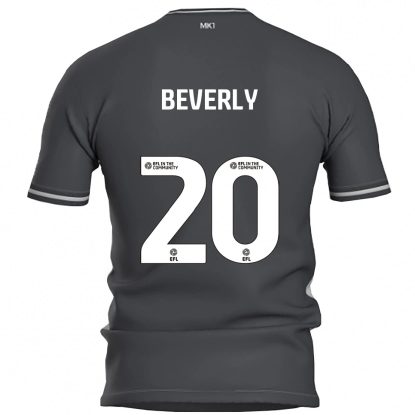 Danxen Men Poppy Beverly #20 Gray Silver Away Jersey 2025/26 T-Shirt