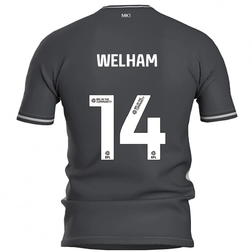 Danxen Men Madeline Welham #14 Gray Silver Away Jersey 2025/26 T-Shirt
