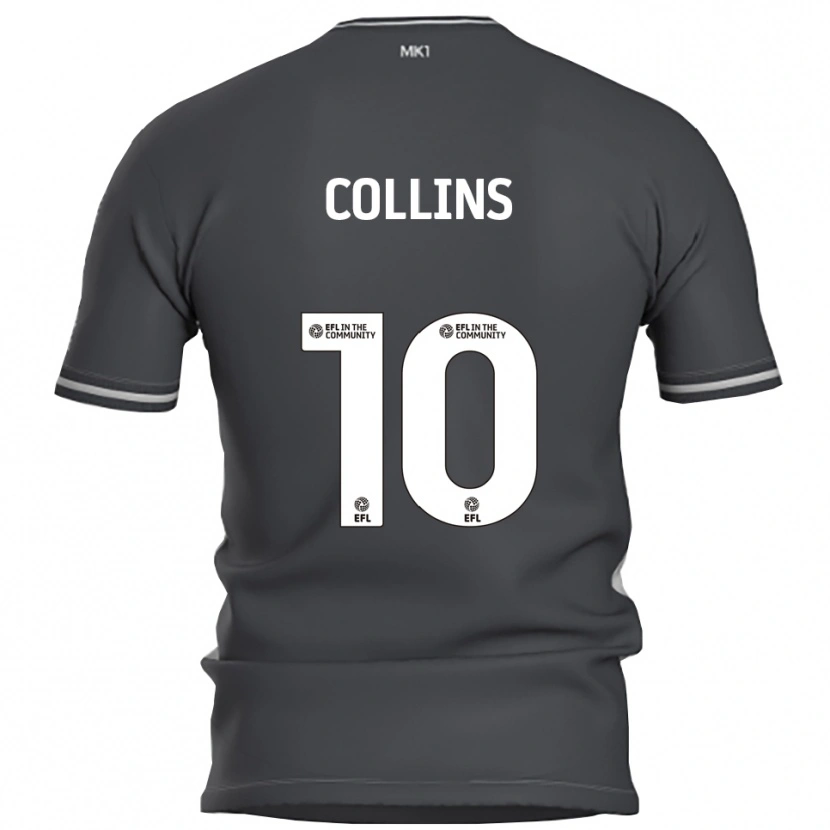 Danxen Men Aaron Collins #10 Gray Silver Away Jersey 2025/26 T-Shirt