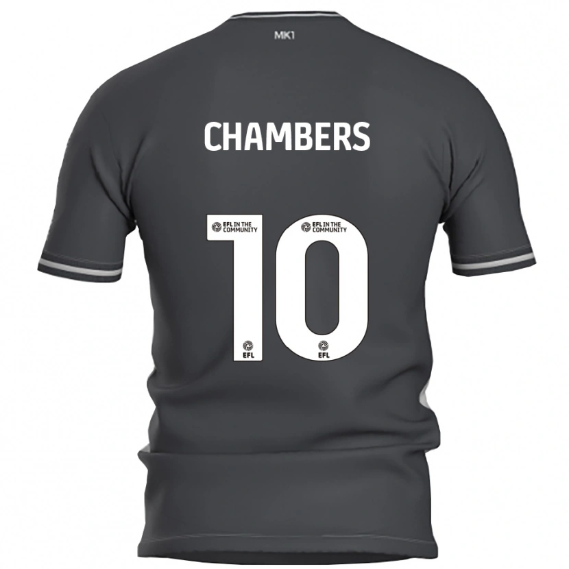 Danxen Men T'yanna Chambers #10 Gray Silver Away Jersey 2025/26 T-Shirt