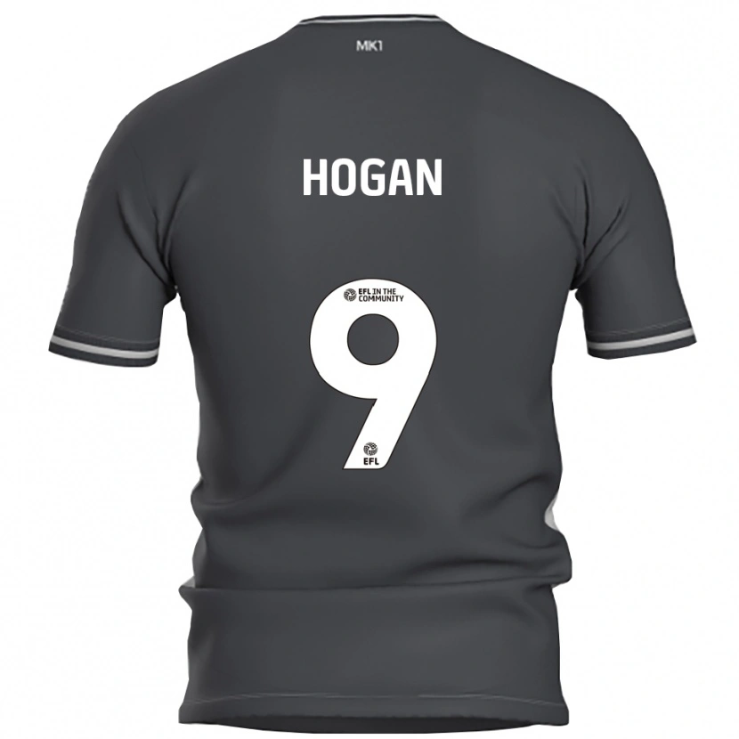 Danxen Men Scott Hogan #9 Gray Silver Away Jersey 2025/26 T-Shirt