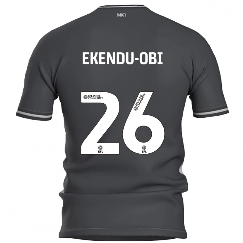 Danxen Men Ugomma Ekendu-Obi #26 Gray Silver Away Jersey 2025/26 T-Shirt