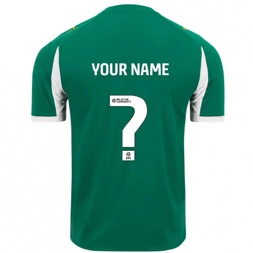Danxen Men Your Name #0 Green White Away Jersey 2025/26 T-Shirt