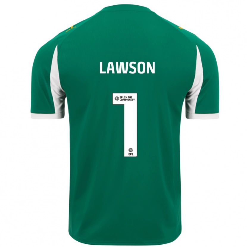 Danxen Men Harvey Lawson #1 Green White Away Jersey 2025/26 T-Shirt
