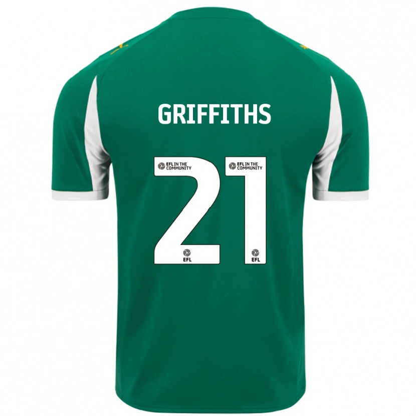 Danxen Men Harry Griffiths #21 Green White Away Jersey 2025/26 T-Shirt