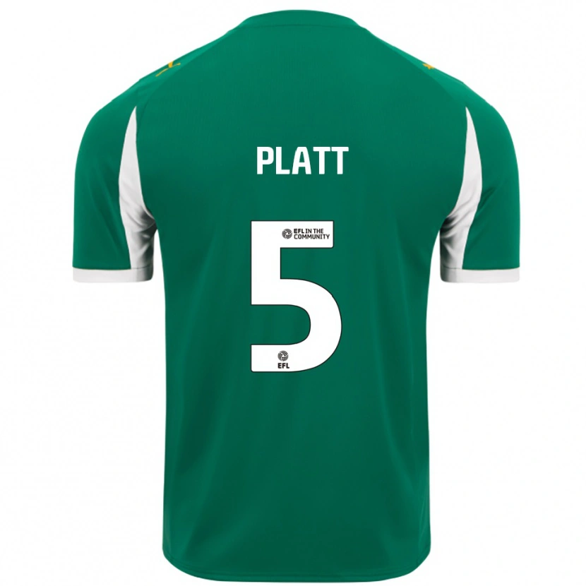 Danxen Men Matty Platt #5 Green White Away Jersey 2025/26 T-Shirt