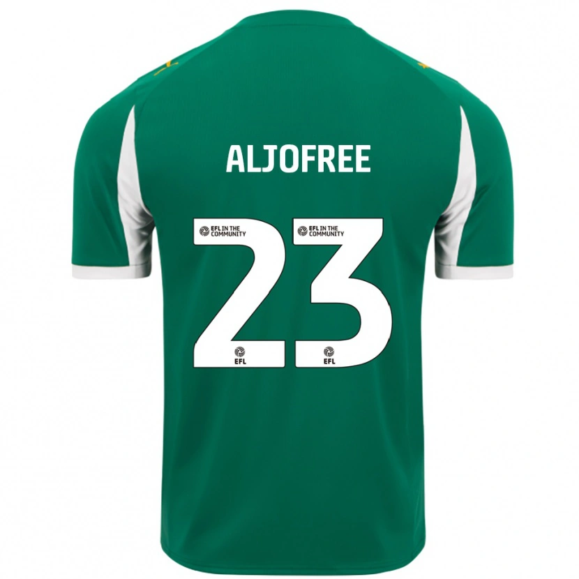Danxen Men Sonny Aljofree #23 Green White Away Jersey 2025/26 T-Shirt
