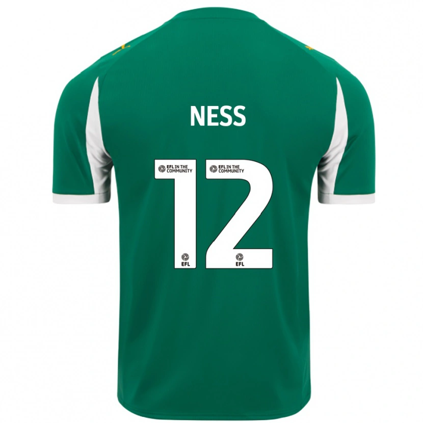 Danxen Men Lucas Ness #12 Green White Away Jersey 2025/26 T-Shirt