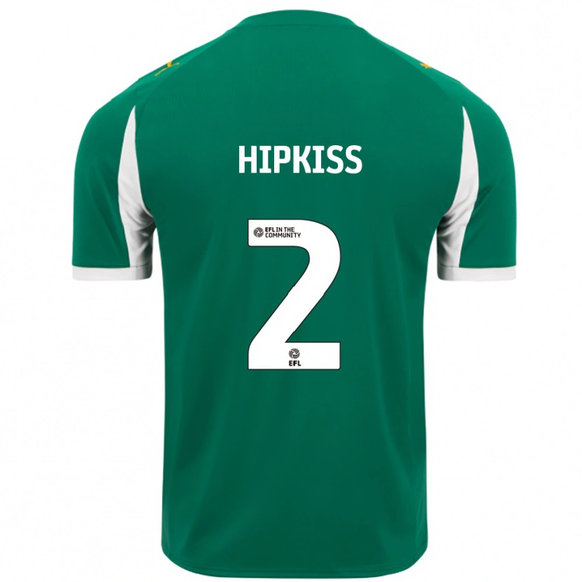 Danxen Men Stanley Hipkiss #2 Green White Away Jersey 2025/26 T-Shirt