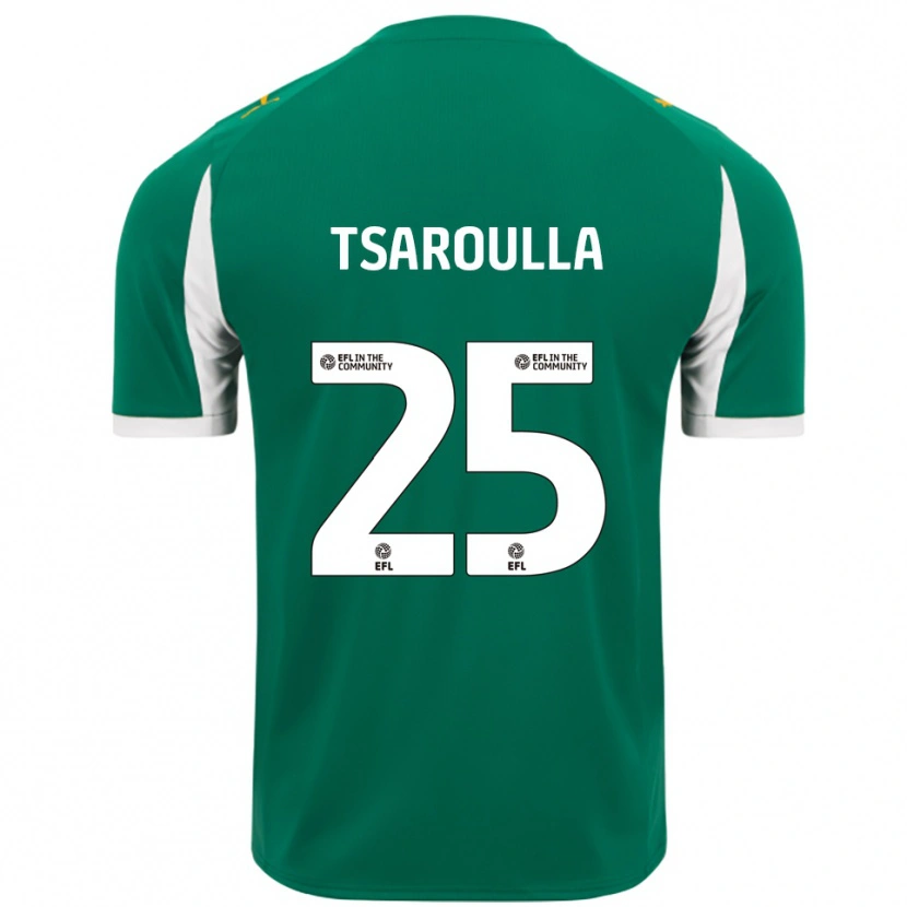 Danxen Men Nick Tsaroulla #25 Green White Away Jersey 2025/26 T-Shirt