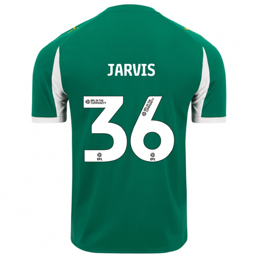 Danxen Men Will Jarvis #36 Green White Away Jersey 2025/26 T-Shirt