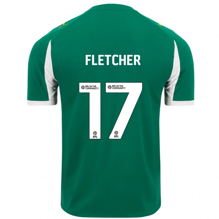Danxen Men Luca Fletcher #17 Green White Away Jersey 2025/26 T-Shirt