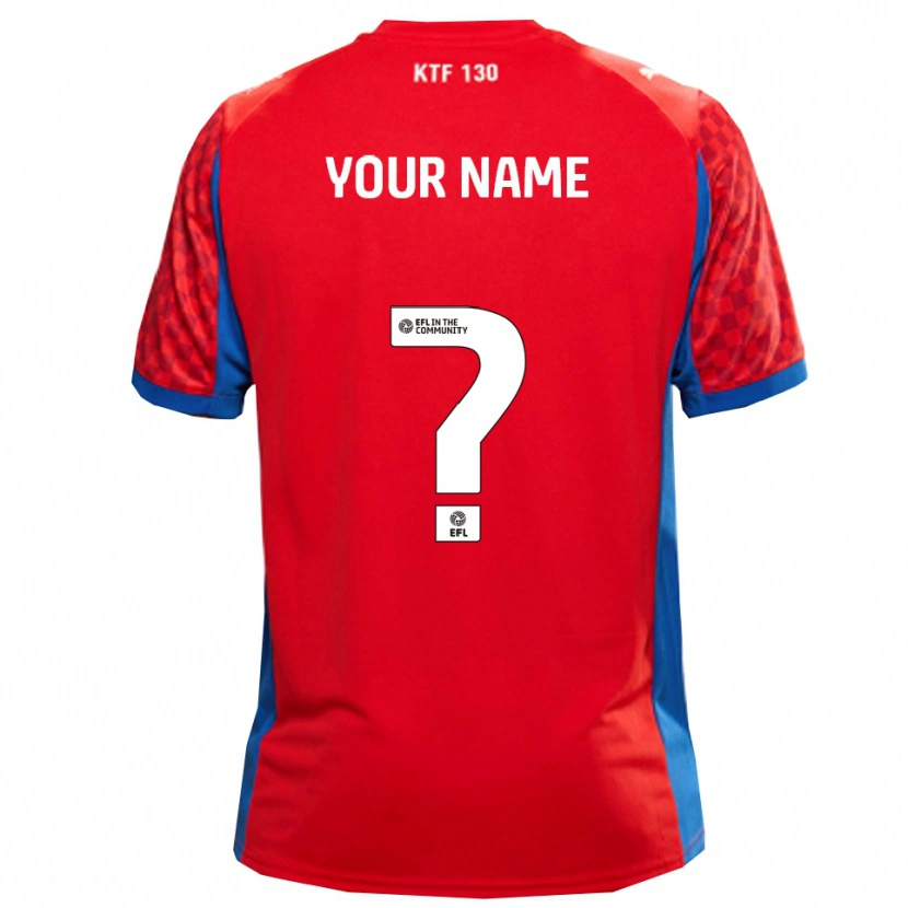 Danxen Men Your Name #0 Red Blue Away Jersey 2025/26 T-Shirt