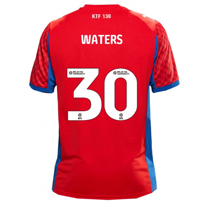 Danxen Men Billy Waters #30 Red Blue Away Jersey 2025/26 T-Shirt