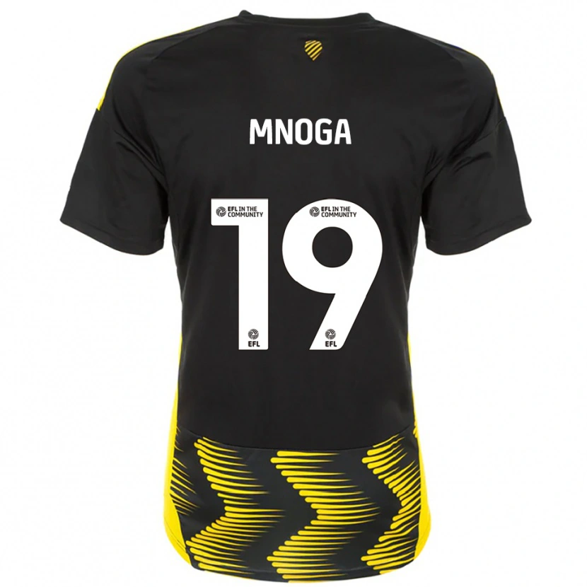 Danxen Men Haji Mnoga #19 Black Yellow Away Jersey 2025/26 T-Shirt