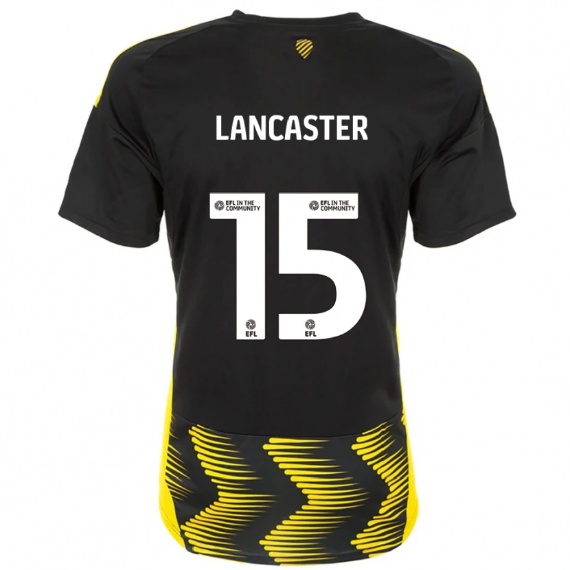 Danxen Men Darcy Lancaster #15 Black Yellow Away Jersey 2025/26 T-Shirt