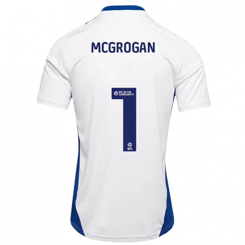 Danxen Men Emily Mcgrogan #1 White Blue Away Jersey 2025/26 T-Shirt