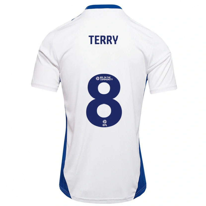 Danxen Men Josh Terry #8 White Blue Away Jersey 2025/26 T-Shirt